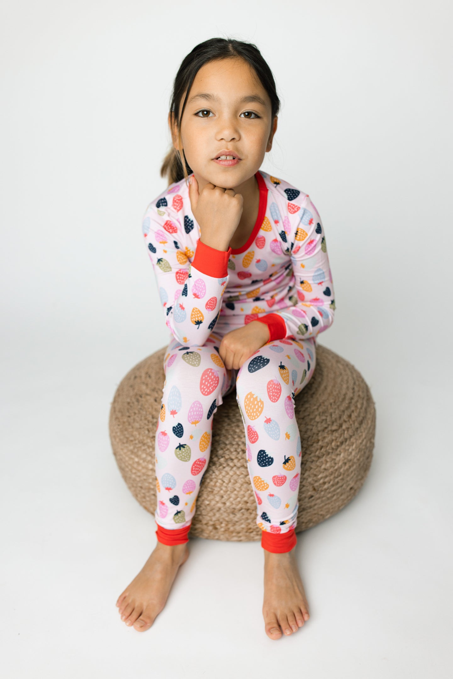 Strawberry Solstice Two-Piece Bamboo Set